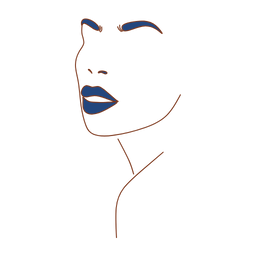Perfect face shape icon
